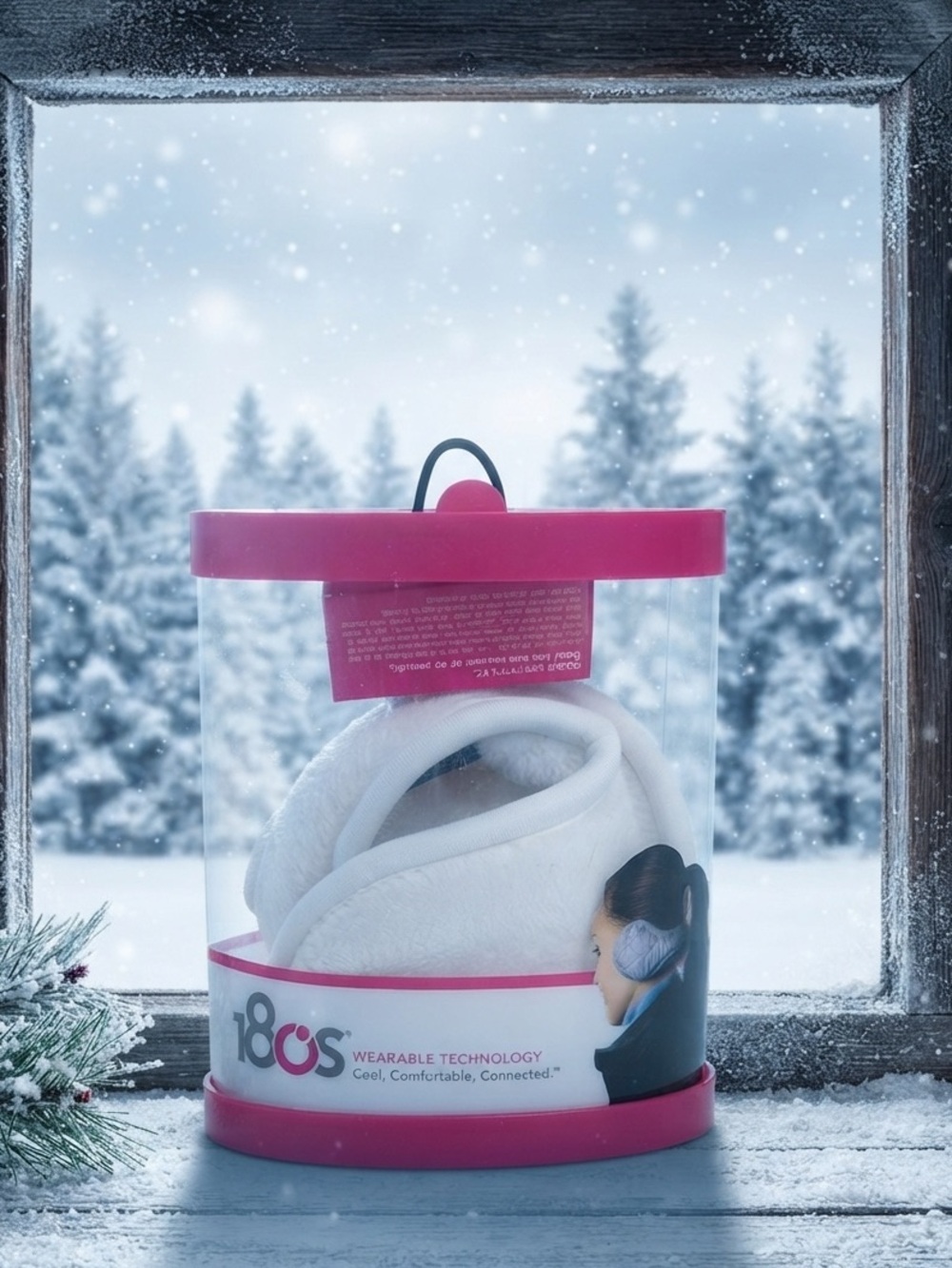 180s Lush White/Ivory Ear Warmers